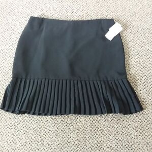 Women's  SC Collection Elegant Black Pleated Skirt Size 14